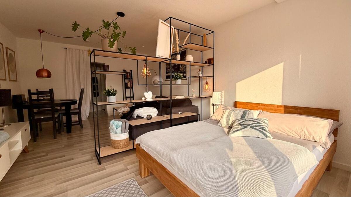'Das Kleine Feine' - Ruhige, Helle Ferienwohnung Mit Parkplatz Und Balkon Pforzheim Exterior photo